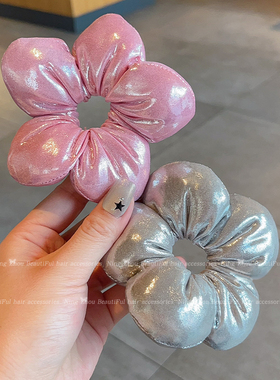儿童立体花朵丸子头发圈女童头绳