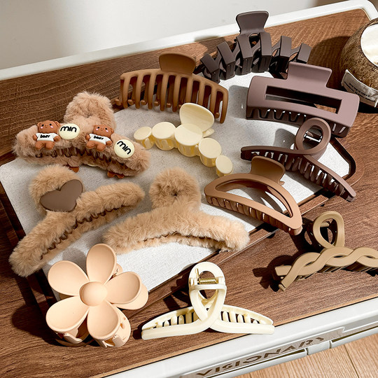 Hair clip back of head hair catcher shark clip