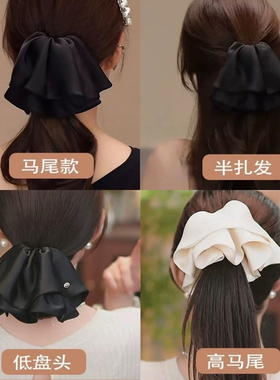 韩版重工裙摆抓夹女后脑勺鲨鱼夹