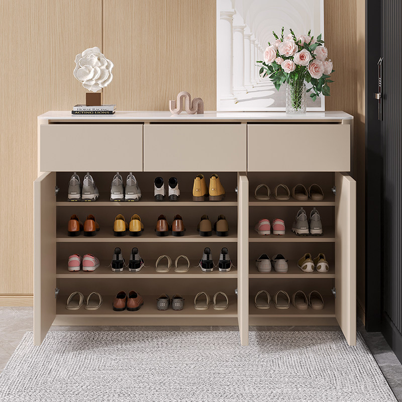 现代简约蜂窝铝合金鞋柜家用门口防水防晒大容量储物收纳阳台柜子,淘宝优惠券,粉丝福利购,淘宝优惠卷