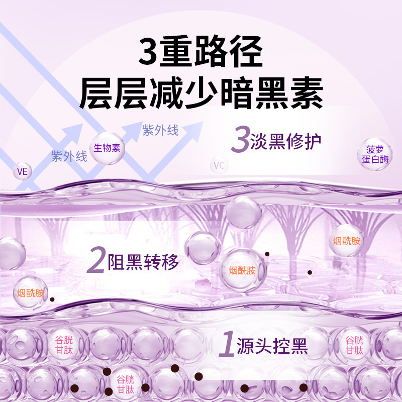 澳乐维他焕白片谷胱甘肽美白丸烟酰胺去黄去黑抗糖丸内调全身焕白