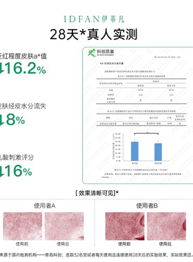 伊蒂凡修红保湿补水特安面膜