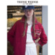 TeenieWeenie ຫມີ Jacket ແມ່ຍິງ Summer Retro ງ່າຍດາຍ Pastoral embroidered Lapel ຄົນອັບເດດ: ເທິງ
