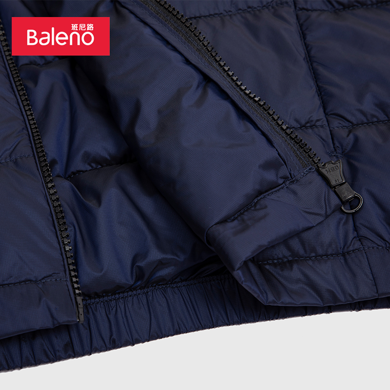 班尼路时尚潮流男装夹棉背心外套男休闲百搭夹棉背心男 - 图2