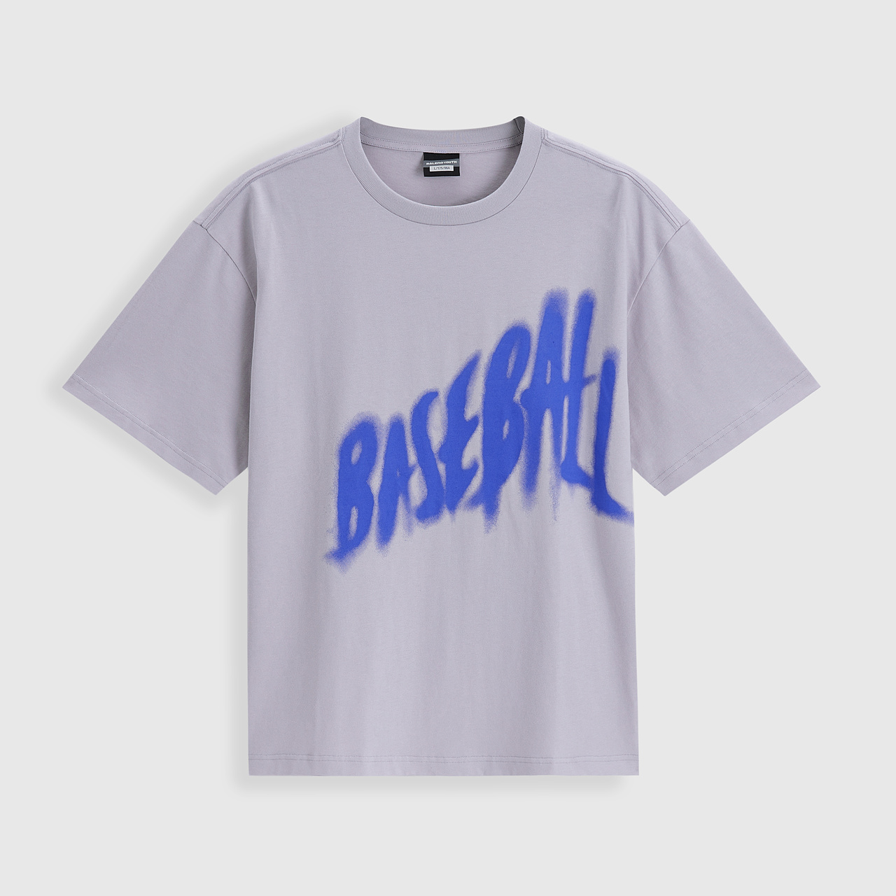 班尼路youth潮流喷绘棒球字母T恤2023夏季新款简约休闲t恤男 - 图3