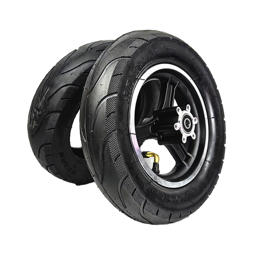 10x2.50真空胎整轮10寸电动滑板车卡丁车前轮10x3.0充气轮胎总成 - 图3