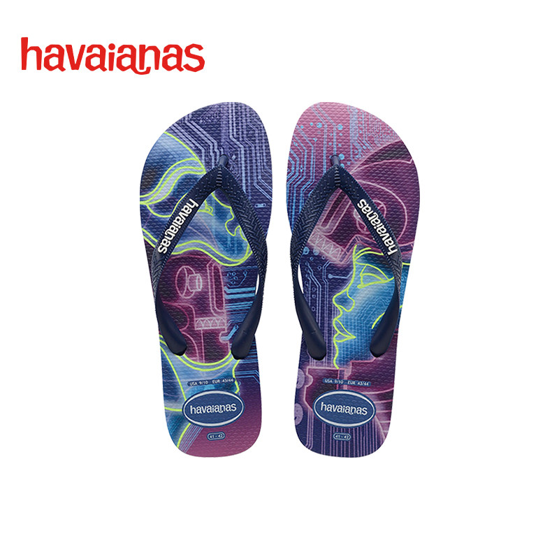 【微瑕不退不换】Havaianas撞色夹脚人字拖时尚男夏海边可外穿,淘宝优惠券,粉丝福利购,淘宝优惠卷