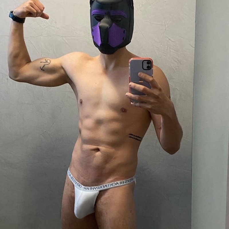 性感内裤全棉低腰运动健身高叉内裤男舒适透气大囊袋设计三角裤潮,淘宝优惠券,粉丝福利购,淘宝优惠卷