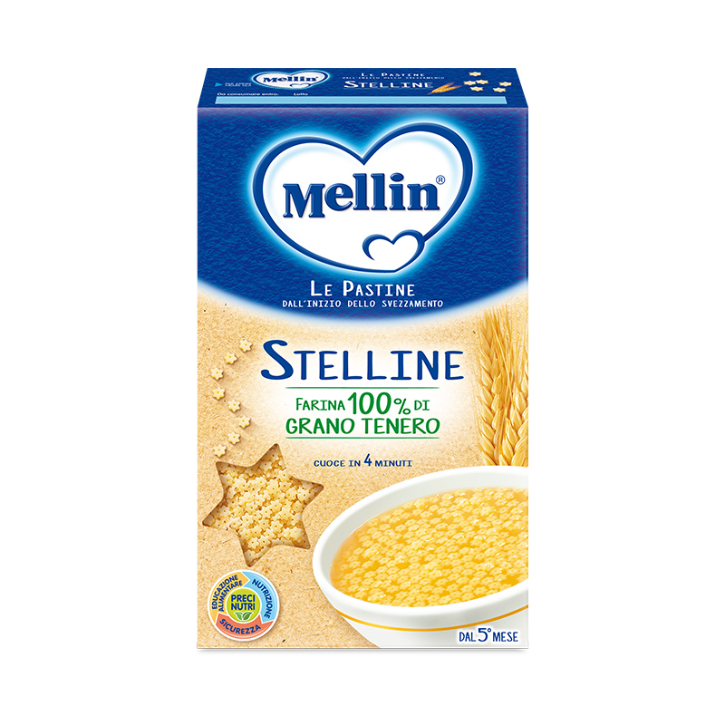 mellin铭帆海外专卖店Mellin美林星星面婴儿营养颗粒面条儿童意面宝宝进口辅食粒粒面仔0