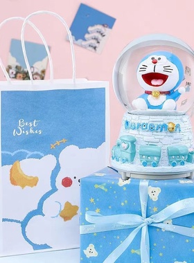 创意圣诞节儿童节毕业季水晶球音乐盒送同学朋友生日礼物家居摆件