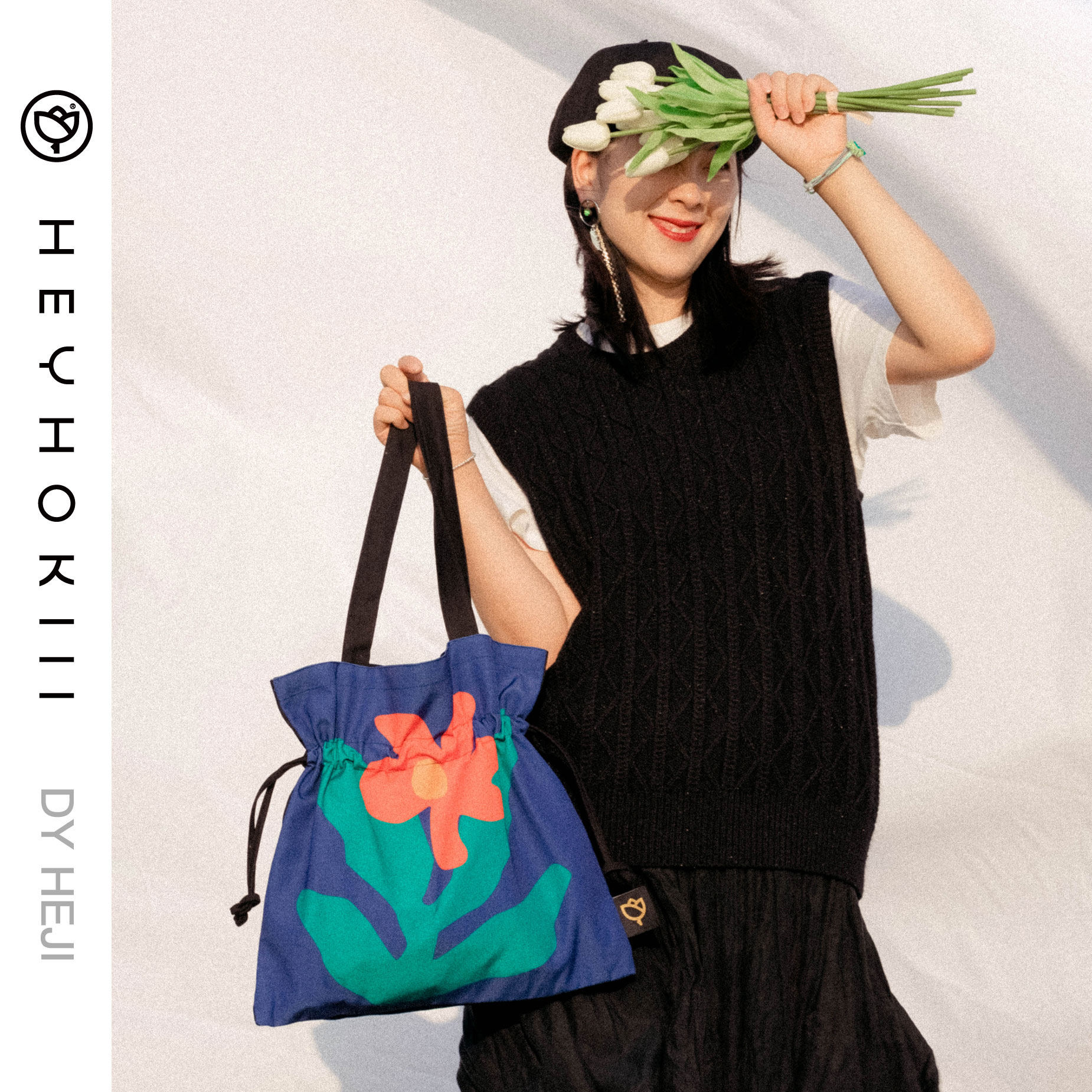 heyhokiii嘿何几原创女2021帆布包 heyhokiii女士包袋