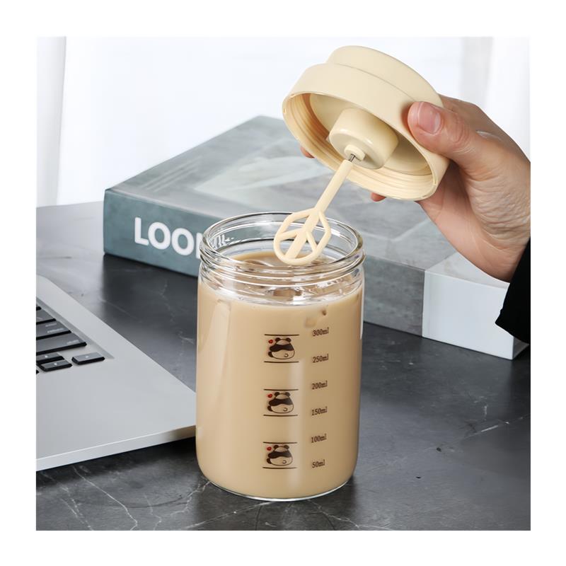 德国搅拌杯网红全自动电动摇摇杯便携蛋白粉奶粉咖啡水杯子耐热玻 - 图3
