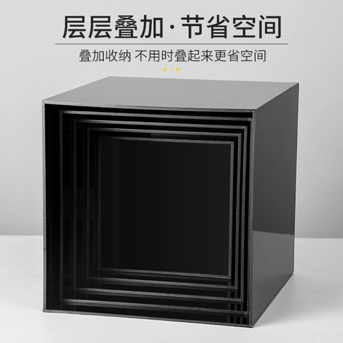 亚克力甜品台茶歇点心架自助冷餐宴会糕点架果盘婚宴发布会展示台 - 图2