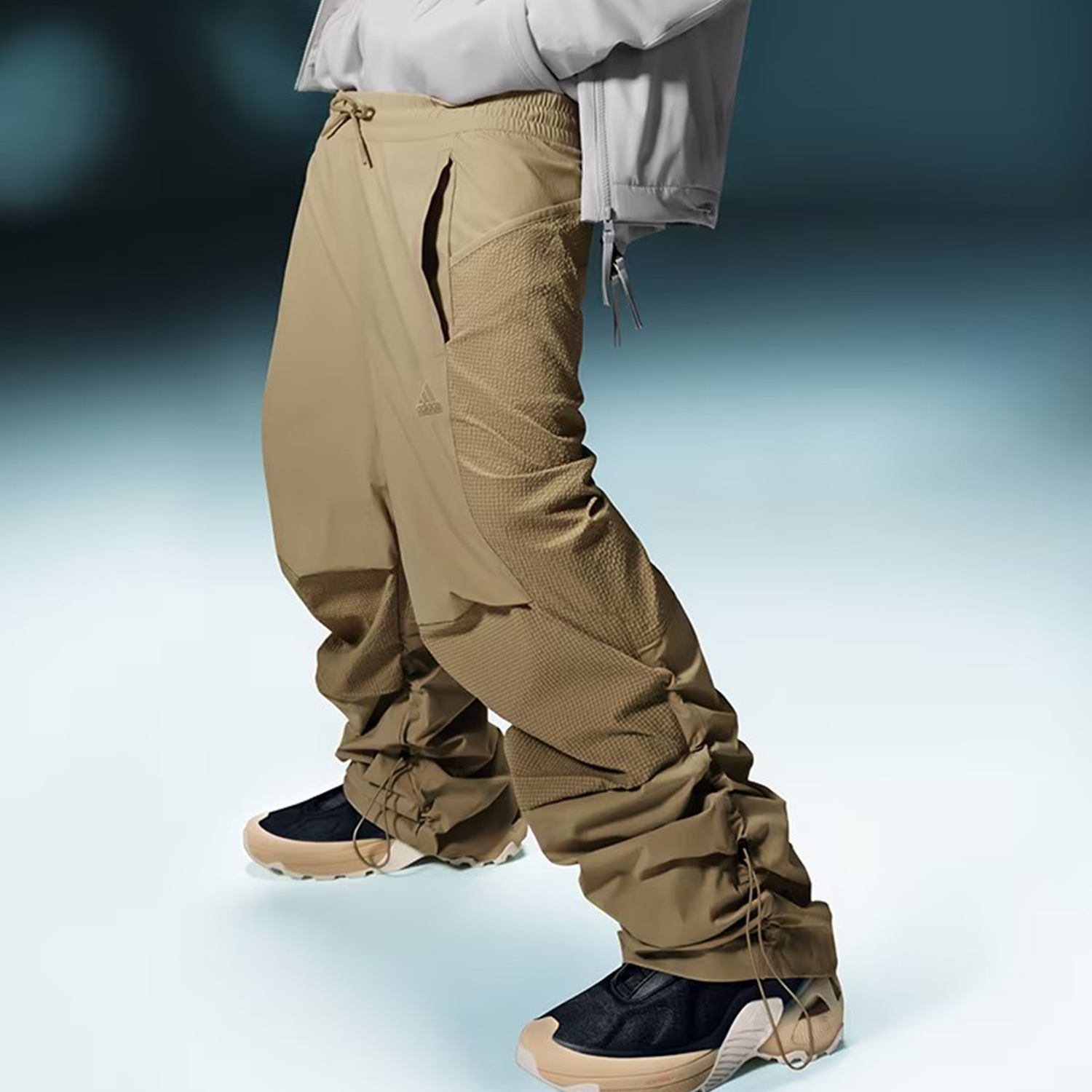 Adidas/阿迪达斯正品新款男士宽松工装风休闲运动长裤IY8016 - 图0