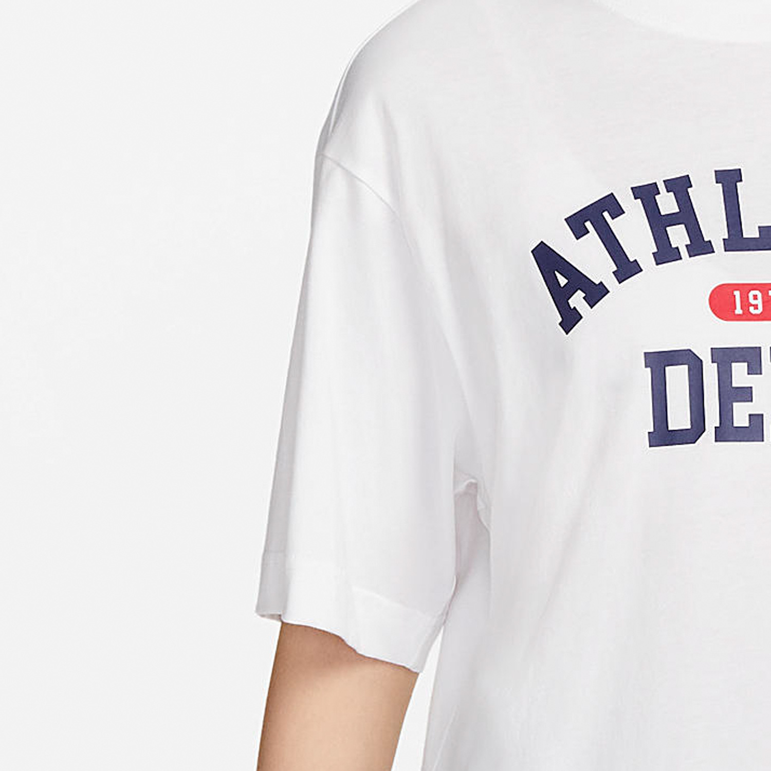 Nike/耐克正品夏季新款女子字母印花运动短袖FN3709-100 - 图1