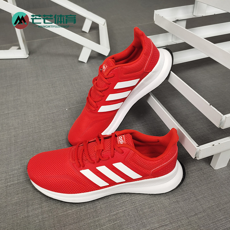 Adidas/阿迪达斯正品 RUNFALCON 19男子新款休闲跑步运动鞋F36202 - 图2