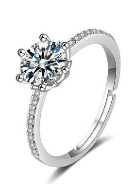 情侣假戒指结婚对戒仿真婚庆钻戒道具婚礼仪式婚礼现场可调节戒指