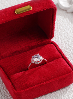 其他情侣铜日韩仿真钻戒