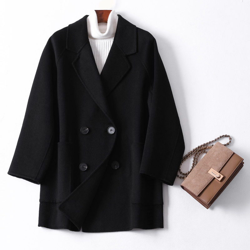 秋冬毛呢外套中长款2020新款女装季 金捷女装毛呢外套