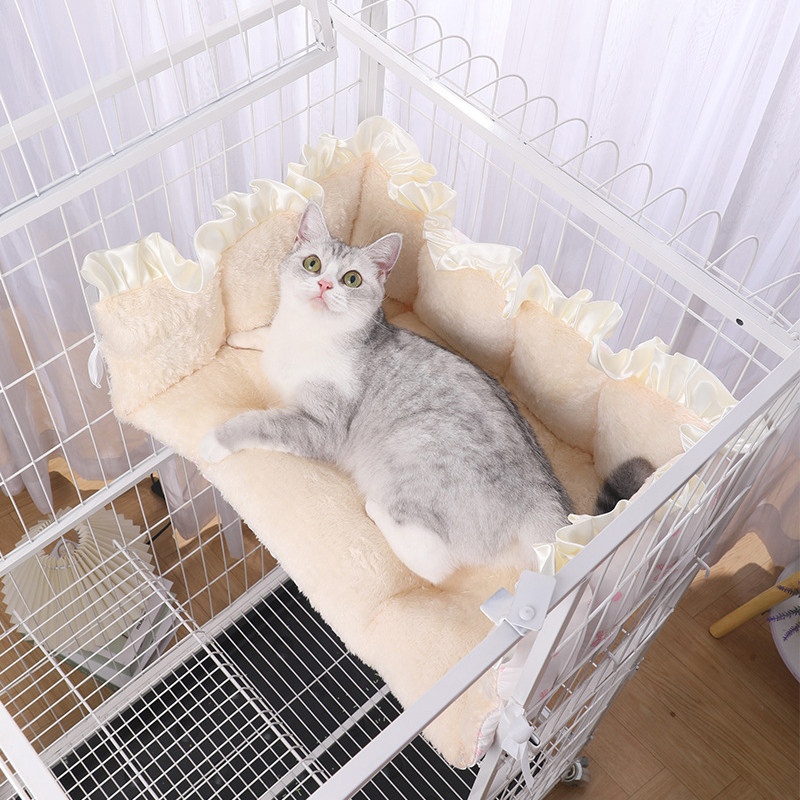 猫笼猫窝猫平台垫可固定冬季保暖冬天加厚猫咪垫子睡垫睡觉用秋冬,淘宝优惠券,粉丝福利购,淘宝优惠卷