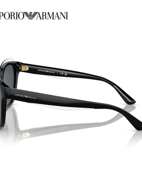 阿玛尼渐变色枕形休闲女太阳镜