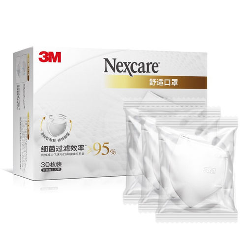 3M耐适康舒适防晒口罩女防紫外线3d立体夏季薄款透气网红明星同款 - 图3