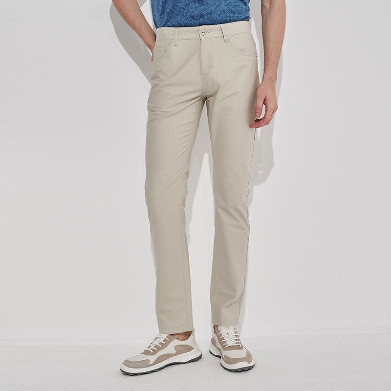 DIDIBOY/迪迪博迩春夏直筒卡其牛仔裤轻薄微弹休闲男士裤装,淘宝优惠券,粉丝福利购,淘宝优惠卷
