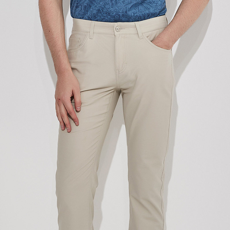 DIDIBOY/迪迪博迩春夏直筒卡其牛仔裤轻薄微弹休闲男士裤装,淘宝优惠券,粉丝福利购,淘宝优惠卷