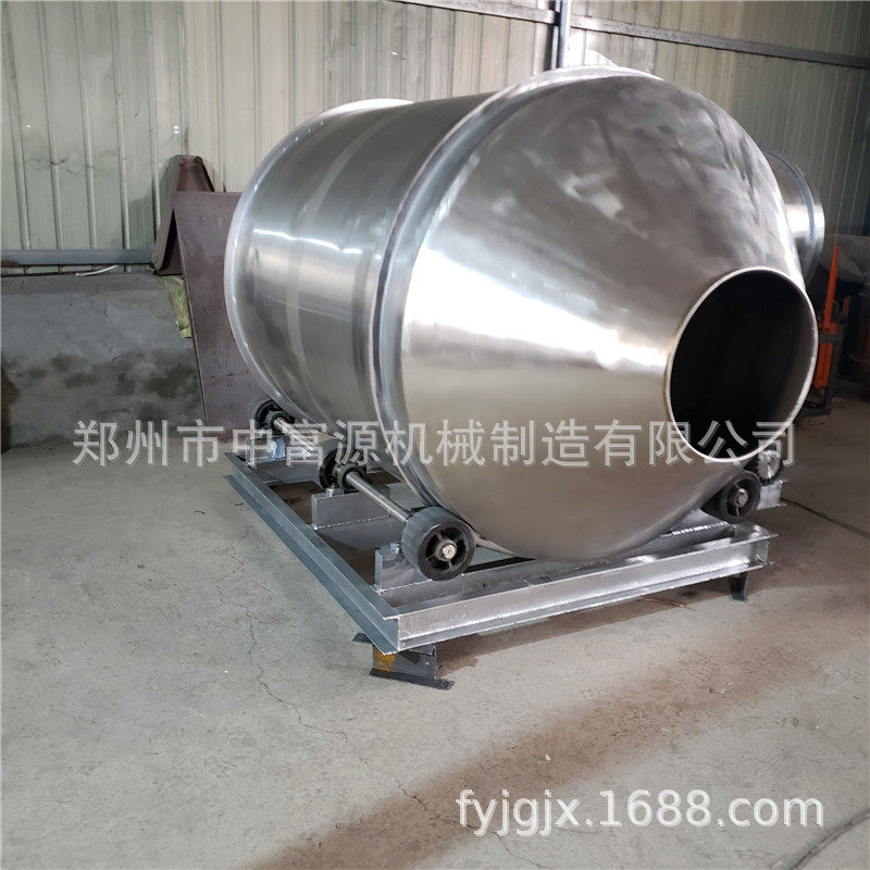 定制滚筒式不锈钢拌种机304不锈钢防腐蚀 大容量食品专用搅拌机,淘宝优惠券,粉丝福利购,淘宝优惠卷