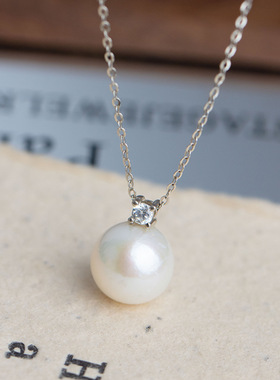 天然珍珠S925银项链65