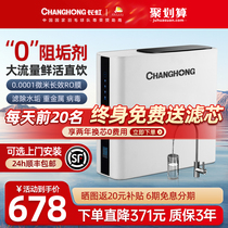 Changhong Pure Water Machine Home Reverse Osmosis RO Pure Water Purifier Straight Drinking Water Purifying Descaling Filter Kitchen Tap Water Filtration