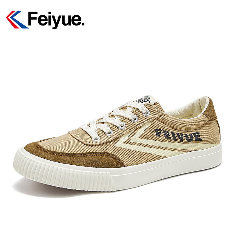 feiyue/飞跃休闲板鞋2024春季新款舒适透气男鞋简约低帮帆布鞋989 - 图0