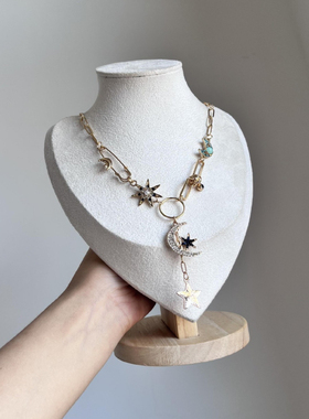 【星月神话】新款星月流苏项链高级感小众设计锁骨链毛衣链女80