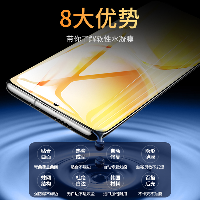 适用vivos15水凝钢化膜vivo s15Pro手机膜全屏覆盖保护贴膜新品e全包vivis新款vovos防窥膜vovis屏保por软膜 - 图1