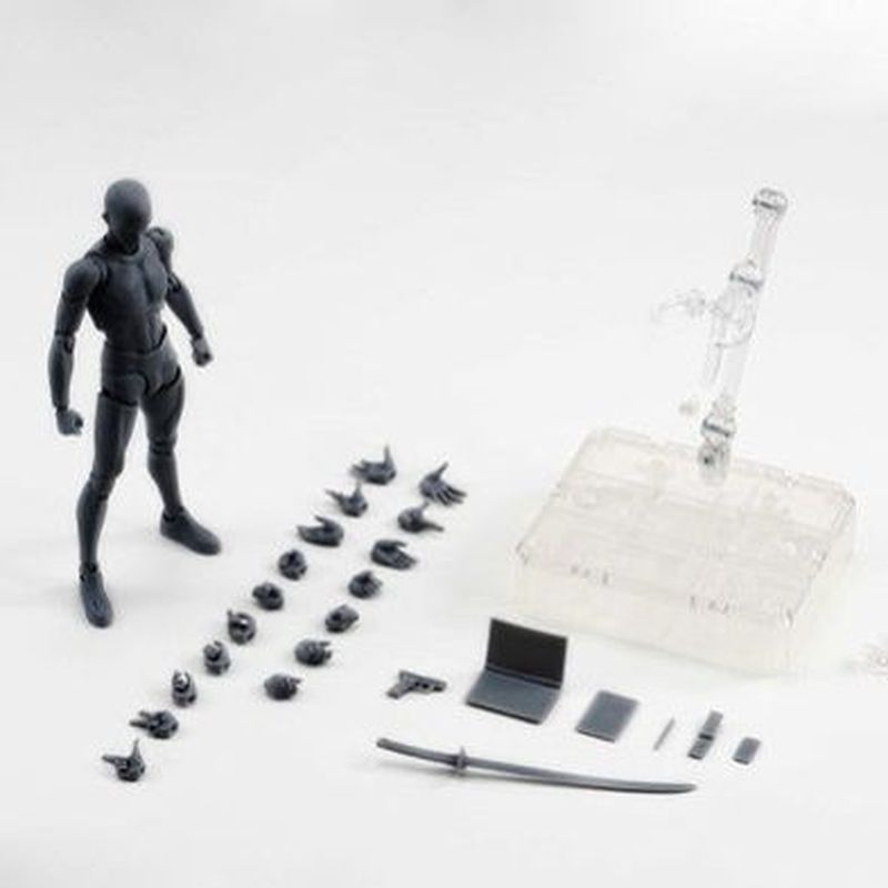 shf全身关节可动素体男女动漫人漫画人体模型手办美术绘画人偶 - 图1