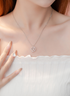 Jusongklein小鹿甜美锁骨链