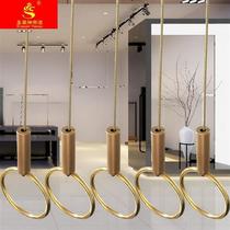 Hanging Clothes Chain Hanging Gold Hanging Ring Clothing Shop Window Top Loading Hook Wall Fixed Hanging Clothes Hanger Wire Rope Rings