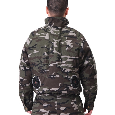 顶能夏季降温一体机风扇纯棉工作服 顶能旗舰工装制服