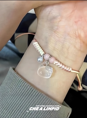 卡通铃铛手链手链可爱