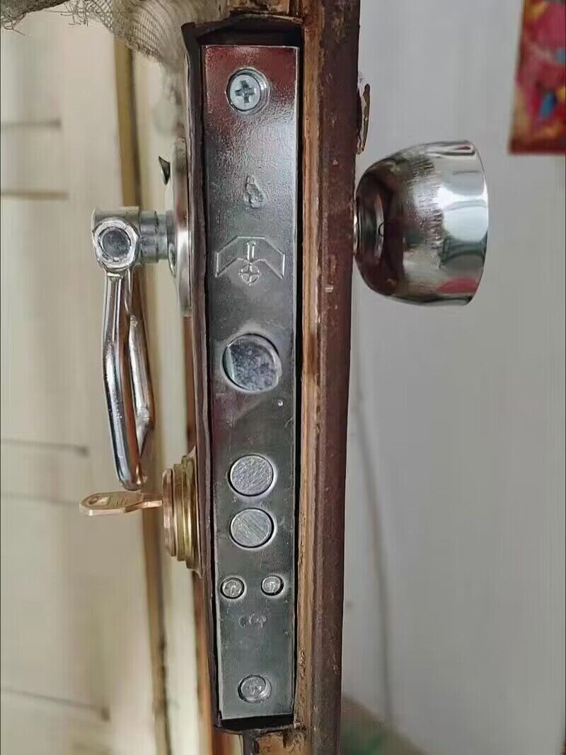 申士丰收门锁插芯全铜铁门锁锁芯9472a2申翔防盗可用老式插芯门锁