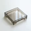 Acrylic pot holder, simple square tea set, tea cup storage rack, versatile frosted small tea tray, dry brewing table tea holder