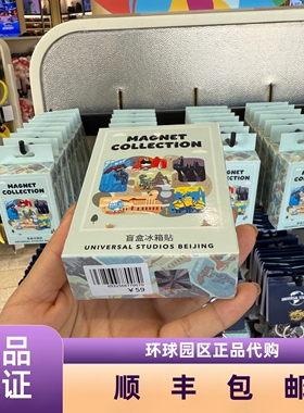 环球影城代购城市限定盲盒冰箱贴