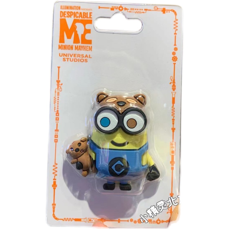 北京环球影城代购㊣小黄人周边 鲍勃抱Tim造型冰箱贴磁铁装饰可爱 - 图3