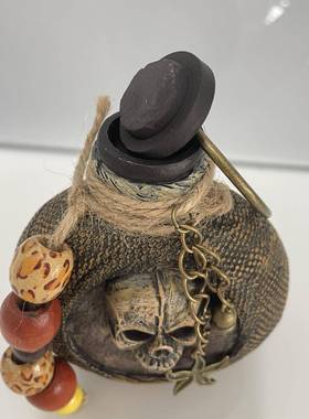 Pirate Rum Flask 万圣节骷髅海盗朗姆酒瓶桌面摆件家居装饰摆件