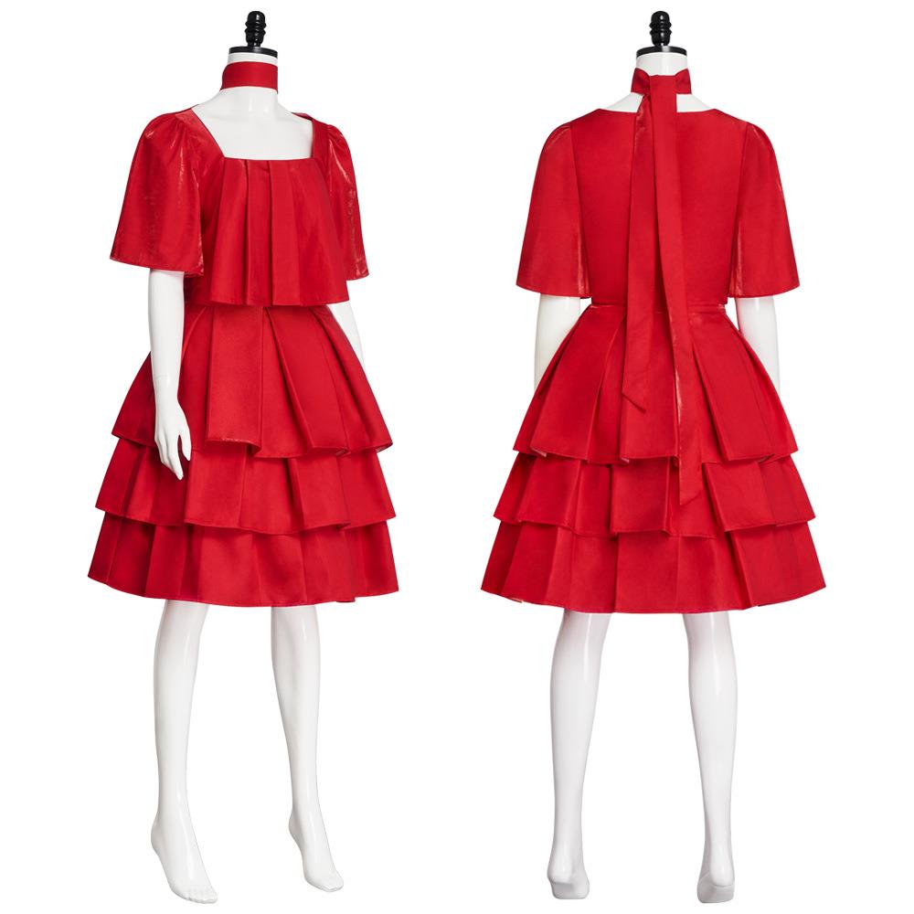 万圣节cos服芙莉莲红裙日漫葬送的芙莉莲cosplay角色扮演工厂现货 - 图3