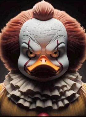 跨境爆款Classic Horror Movie Character Duck恐怖电影角色鸭子
