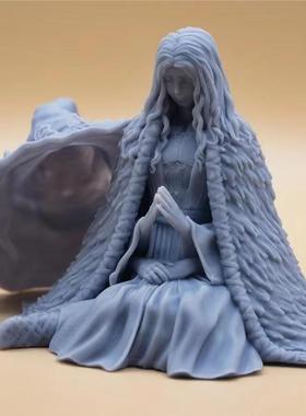 魔女女巫树脂摆件装饰品艾尔登法环游戏周边摆件冰雪创意家居设计