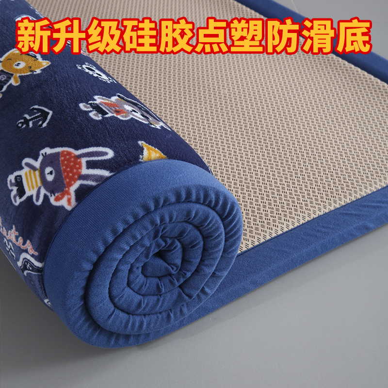 加厚地毯夏季可爱卧室床边毯隔凉防摔地垫客厅阳台铺垫儿童帐篷垫-图3