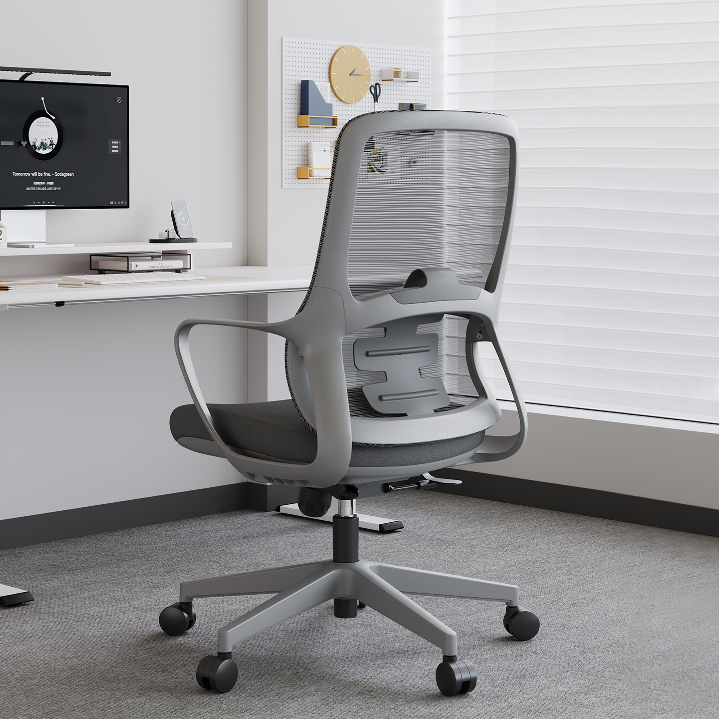 办公电脑椅舒适久坐职员椅简约会议室办公椅透气网布财务椅简约,淘宝优惠券,粉丝福利购,淘宝优惠卷