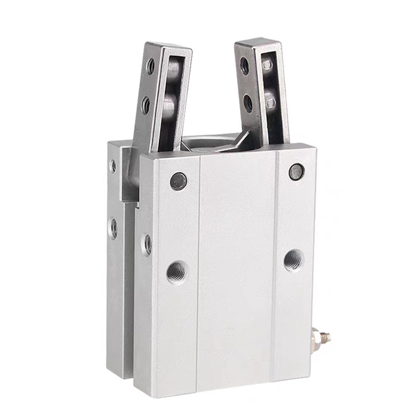 亚德客型口罩机手指气缸HFY10/16/20 25HFTY32气动夹爪机械磁性 - 图3